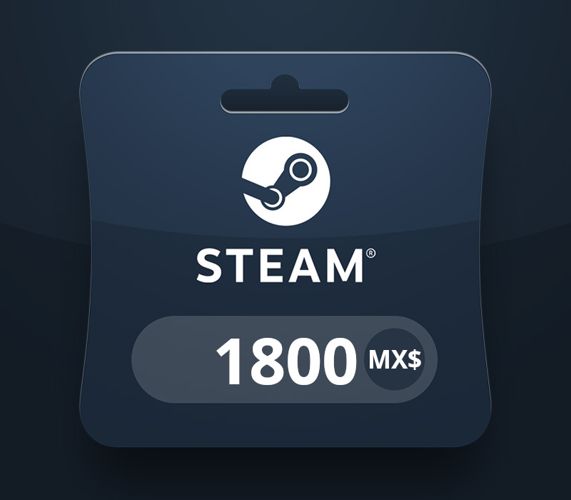 Steam Wallet MXN 1800 Подарочная карта MX
