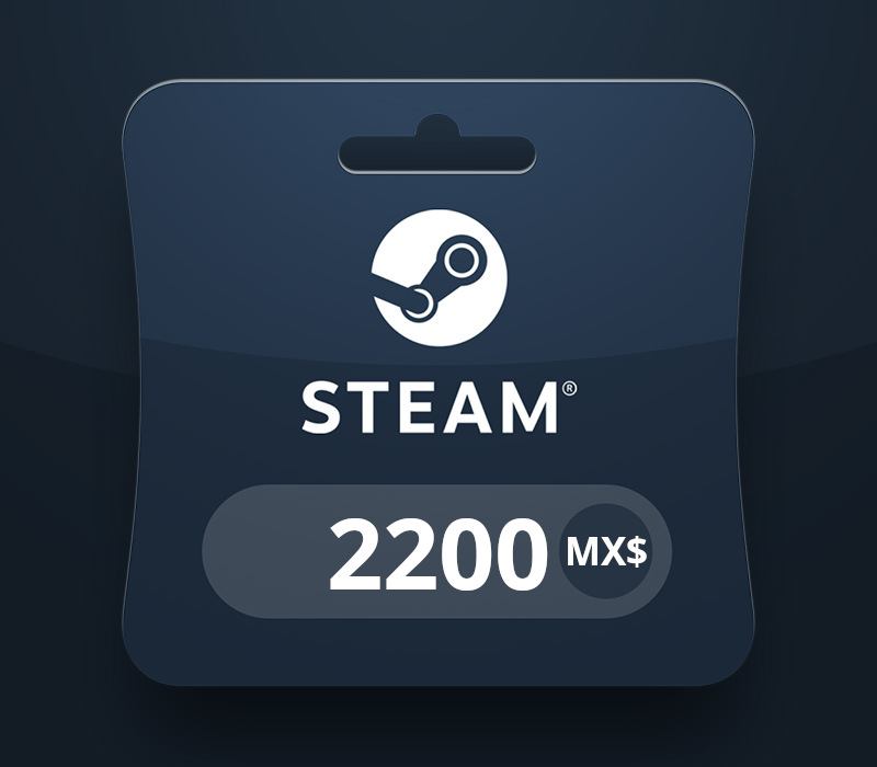 Steam Wallet MXN 2200 Подарочная карта MX