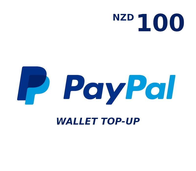 PayPal Wallet NZD 100 Top Up