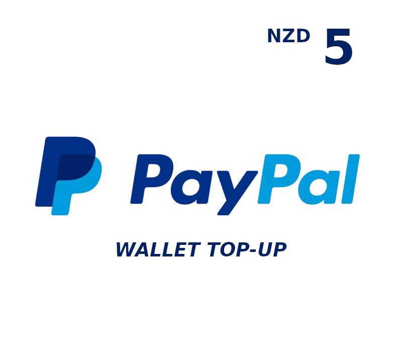 PayPal Wallet NZD 5 Top Up