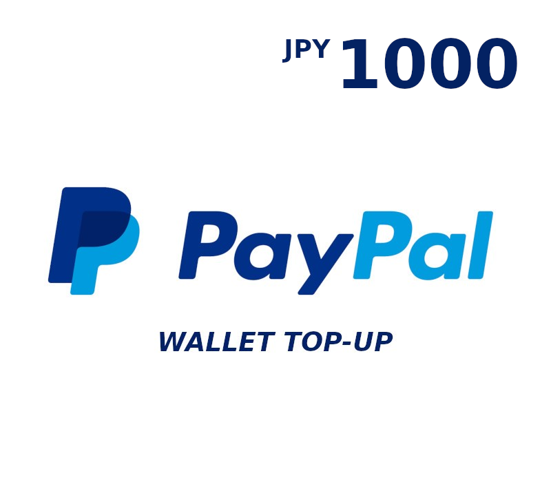 PayPal Wallet JPY 1000 Top Up