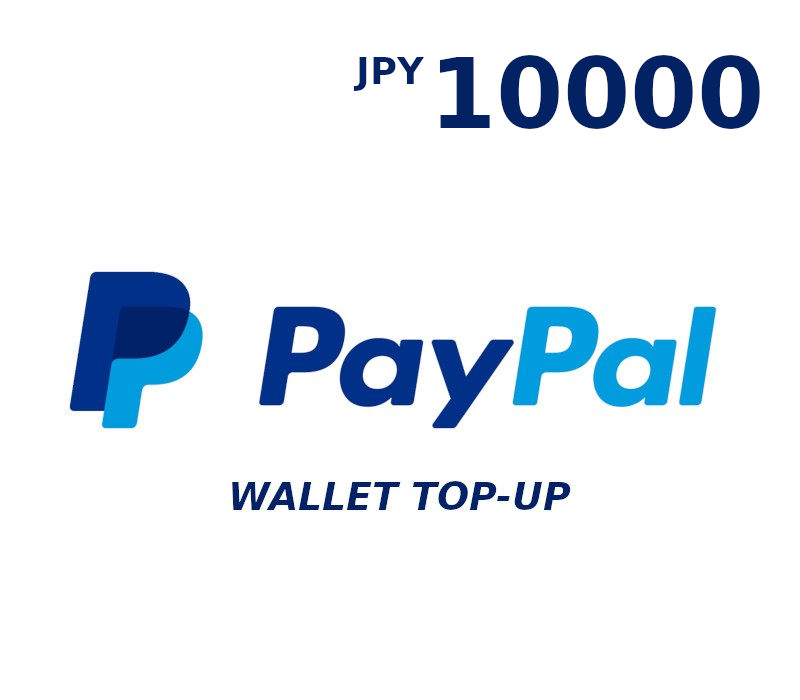 PayPal Wallet JPY 10000 Top Up