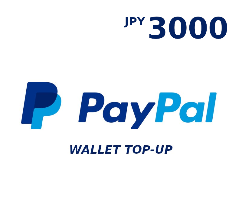 PayPal Wallet JPY 3000 Top Up
