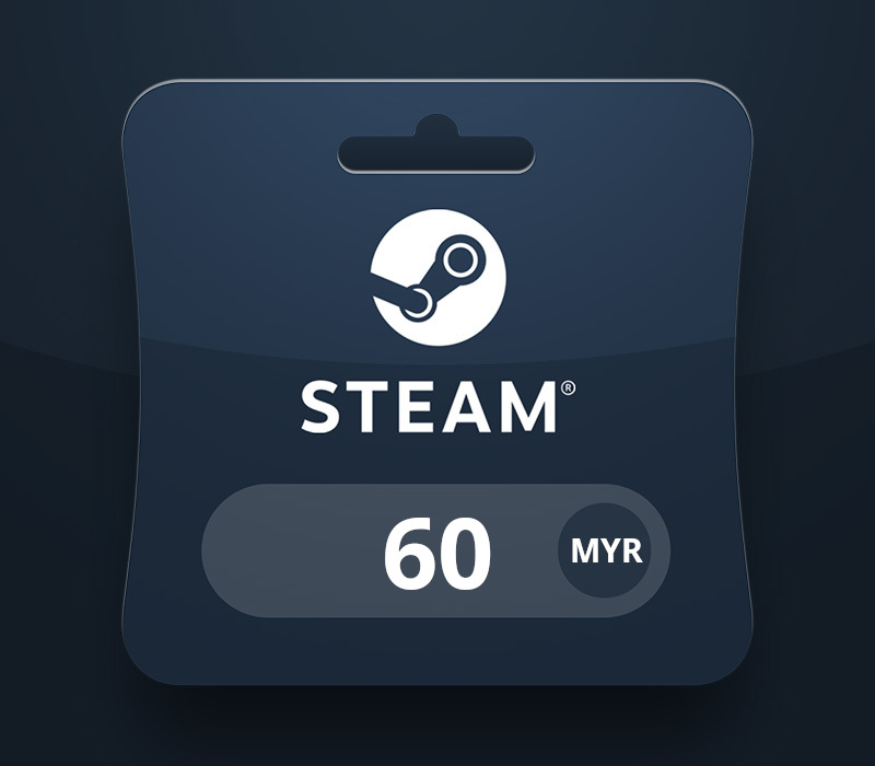 Steam Wallet MYR 60 Подарочная карта