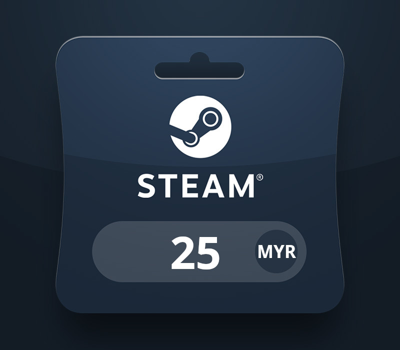 Steam Wallet MYR 25 Подарочная карта MY