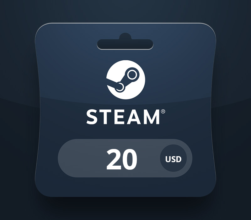 Steam Wallet USD 20 Подарочная карта GE