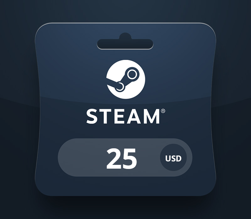 Steam Wallet USD 25 Подарочная карта GE
