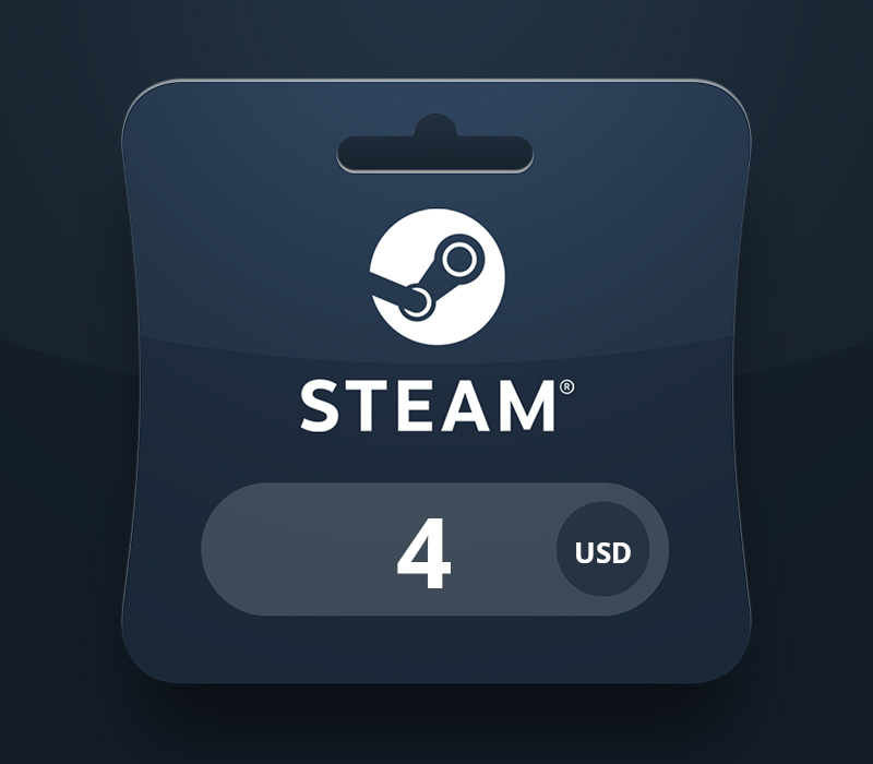 Steam Wallet USD 4 Подарочная карта GE