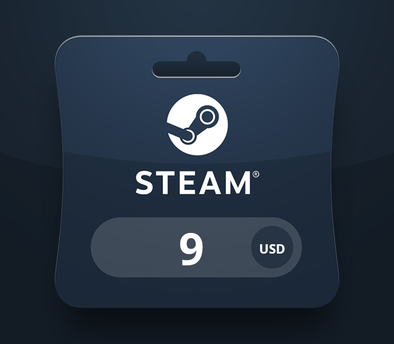 Steam Wallet USD 9 Подарочная карта GE