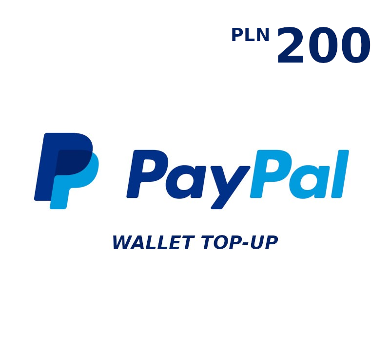 PayPal Wallet PLN 200 Top Up