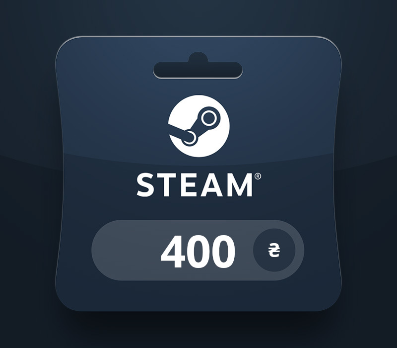 Steam Wallet UAH 400 Подарочная карта UA
