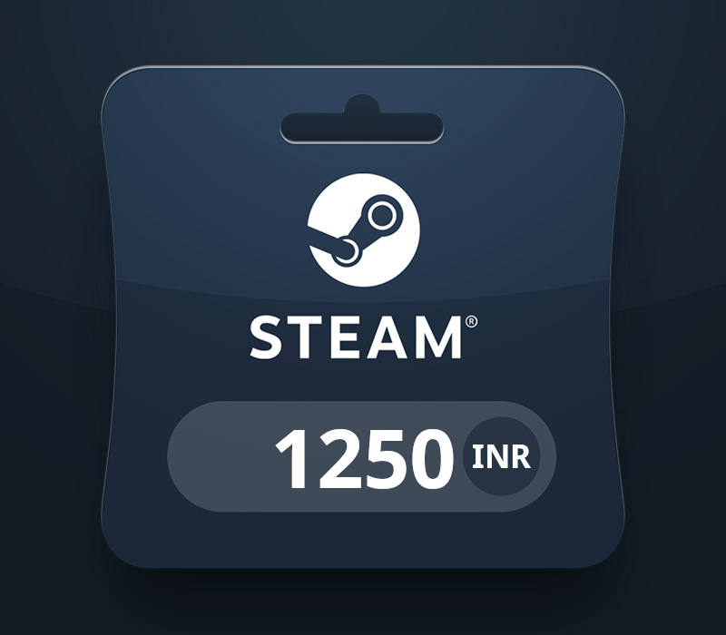 Steam Wallet INR 1250 Подарочная карта IN