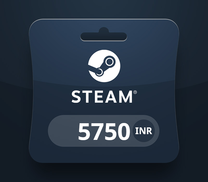 Steam Wallet INR 5750 Подарочная карта IN