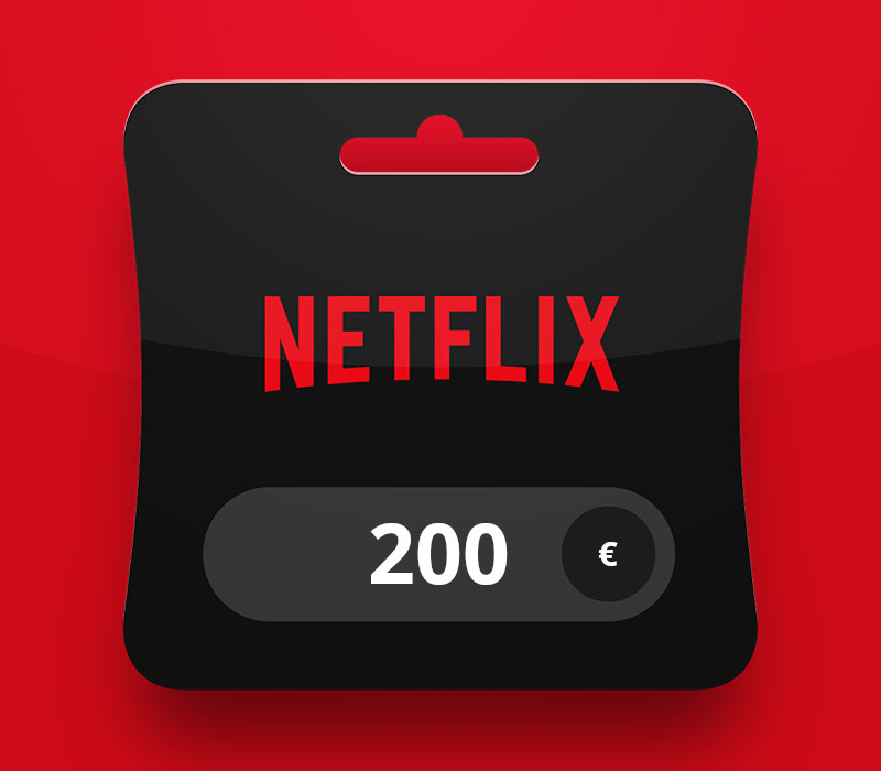Netflix EUR 200 Подарочная карта EU