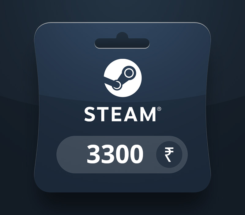 Steam Wallet INR 3300 Подарочная карта IN