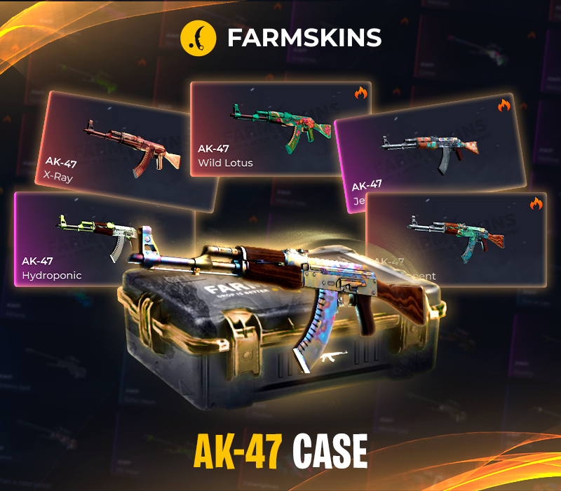 AK‑47 CS 2 Skin Ключ – 1 of 44 Possible Skins (Farmskins.com | Global)