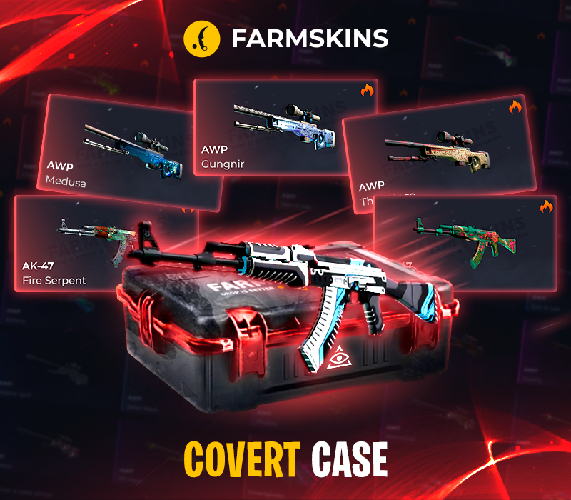 Covert CS 2 Skin Ключ – 1 of 83 Possible Skins (Farmskins.com | Global)
