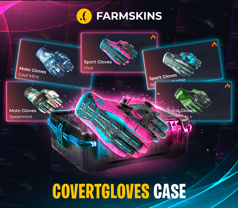 Covert / Gloves CS 2 Skin Ключ – 1 of 63 Possible Items (Farmskins.com | Global)