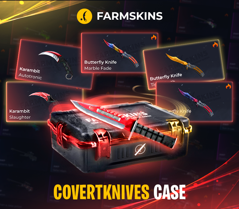 Covert / Knife CS 2 Skin Ключ – 1 of 89 Possible Items (Farmskins.com | Global)
