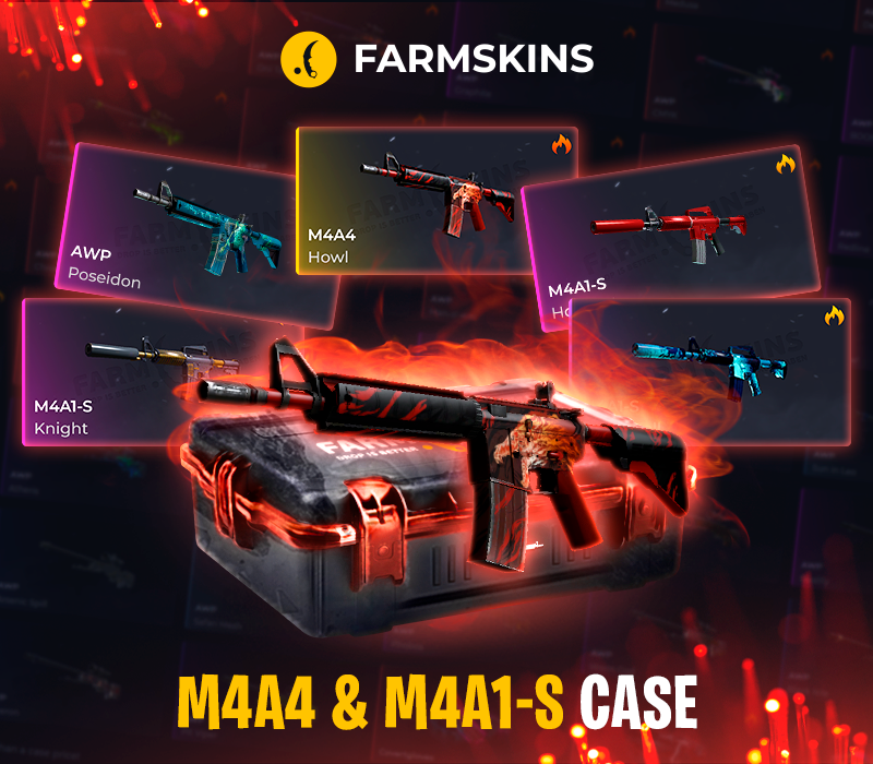 M4A4 / M4A1‑S CS 2 Skin Ключ – 1 of 63 Possible Skins (Farmskins.com | Global)