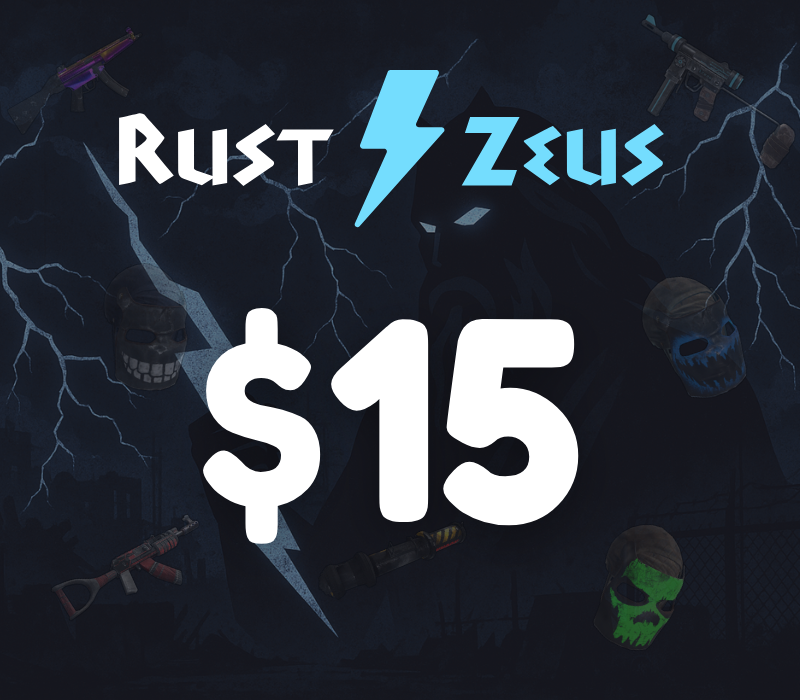 RustZeus 15 USD Подарочная карта