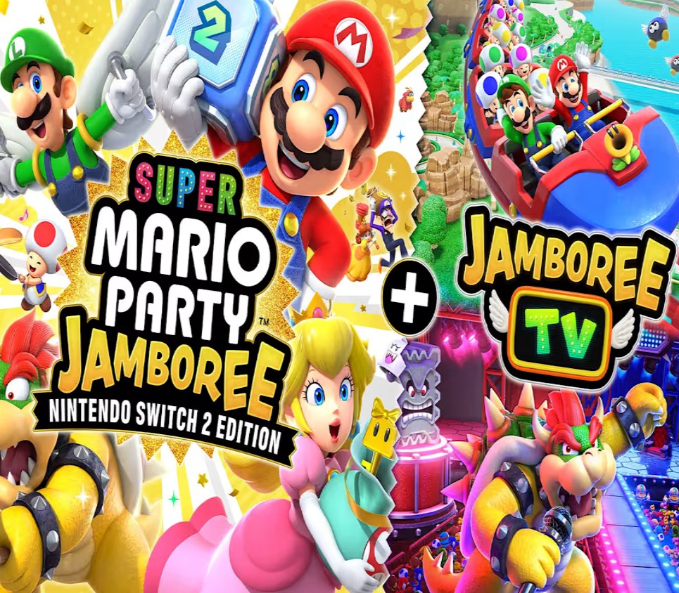 Super Mario Party Jamboree - Nintendo Switch 2 издание + Jamboree TV Апгрейд Pack DLC NA Nintendo Switch 2 Ключ