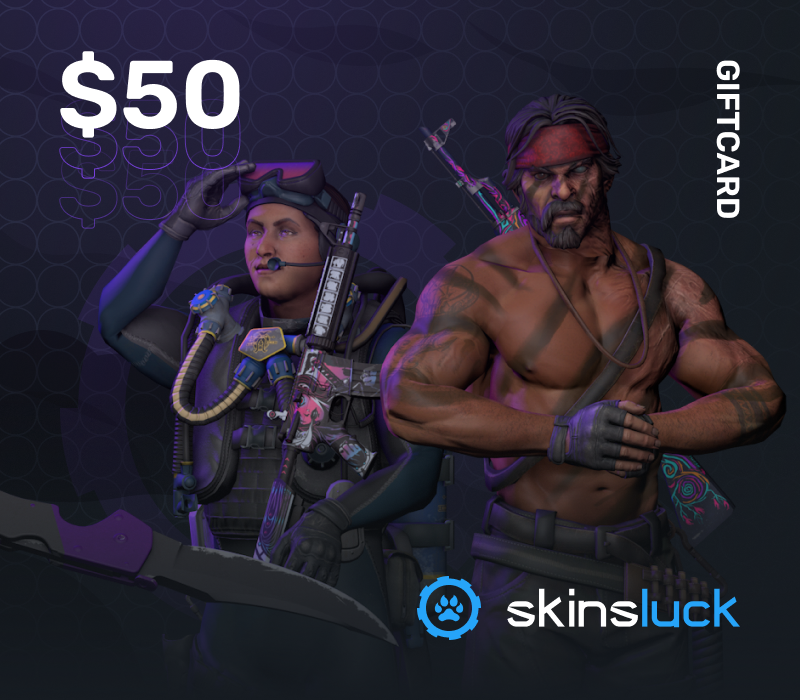 SkinsLuck.com $50 Подарочная карта