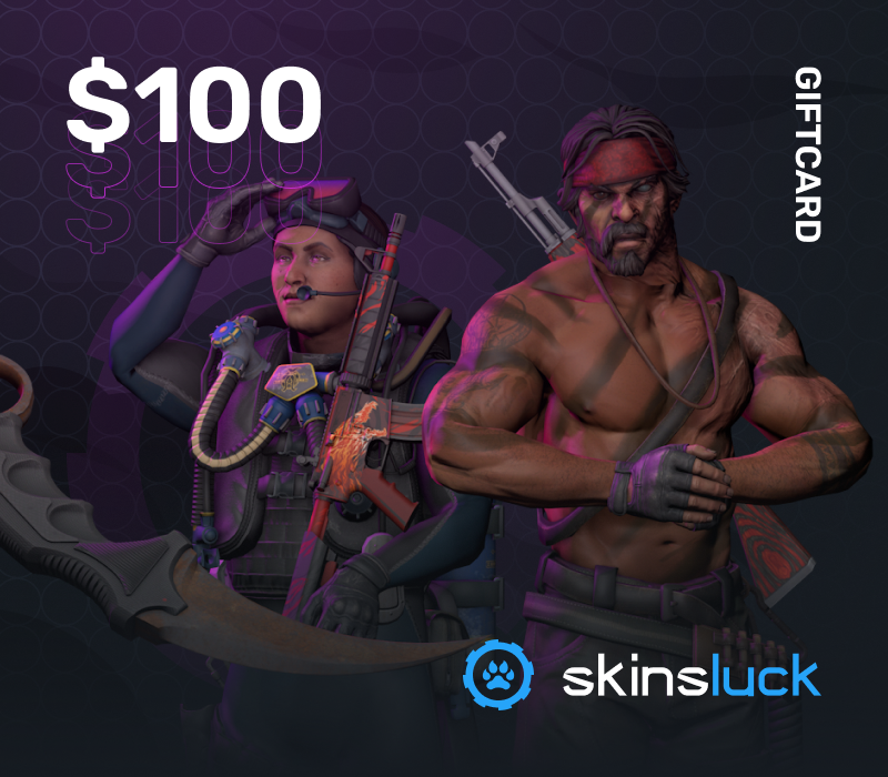 SkinsLuck.com $100 Подарочная карта