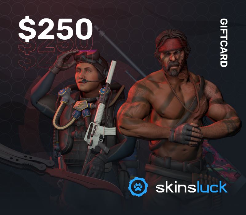SkinsLuck.com $250 Подарочная карта