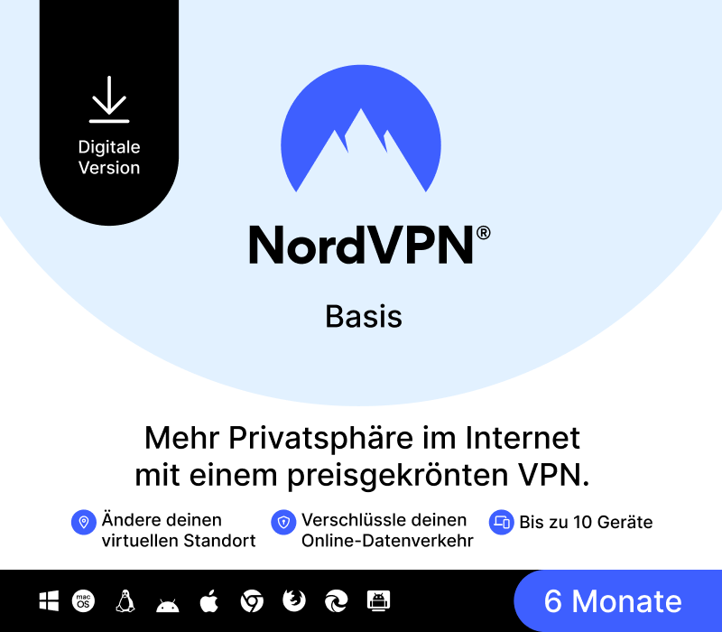 NordVPN Basic DE Key (6 мес. / 10 Devices)
