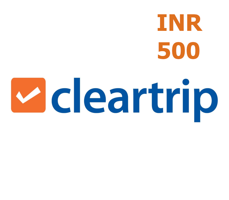 Cleartrip Hotels INR 500 Подарочная карта IN