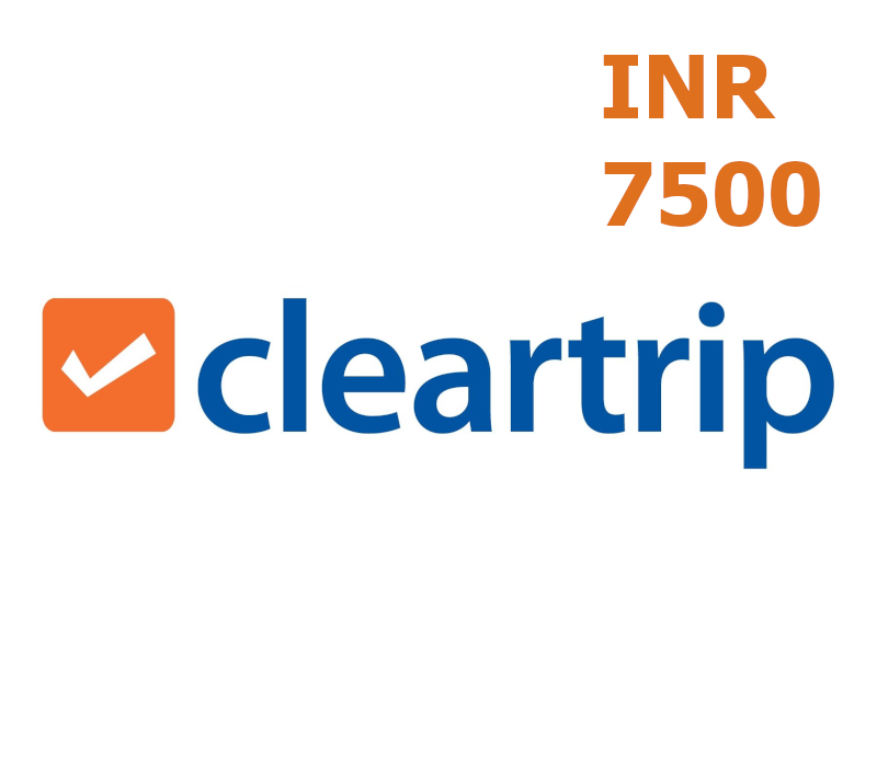 Cleartrip INR 7500 Подарочная карта IN