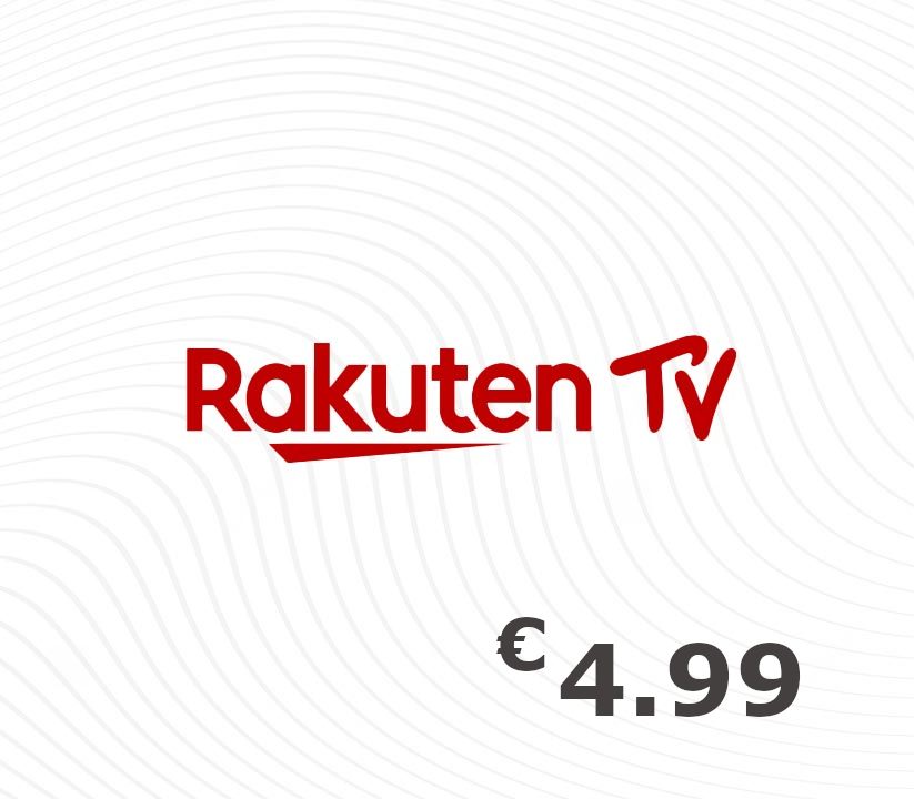 Rakuten TV EUR 4.99 Подарочная карта FR