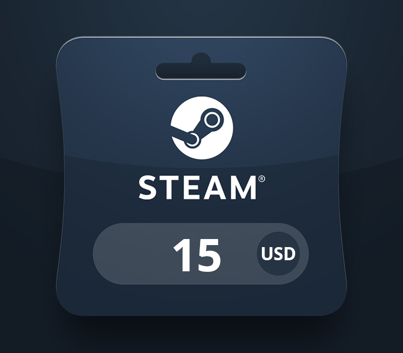 Steam Wallet USD 15 Подарочная карта BH