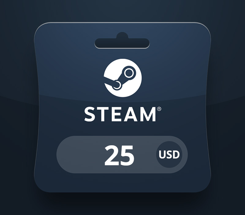 Steam Wallet USD 25 Подарочная карта BH