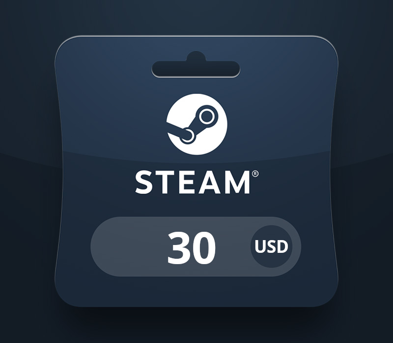Steam Wallet USD 30 Подарочная карта BH