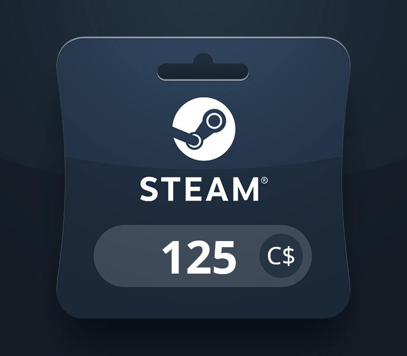 Steam Wallet CAD 125 Gift Card CA