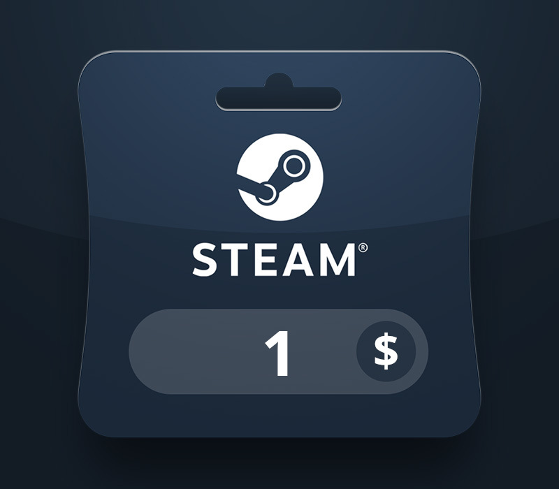 Steam Wallet USD 1 Подарочная карта EC