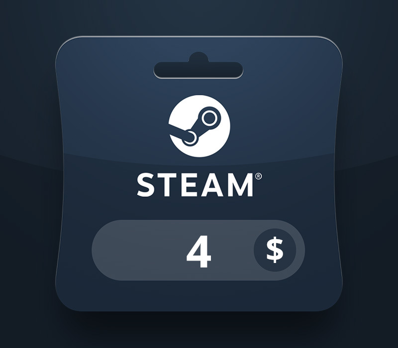 Steam Wallet USD 4 Gift Card BO