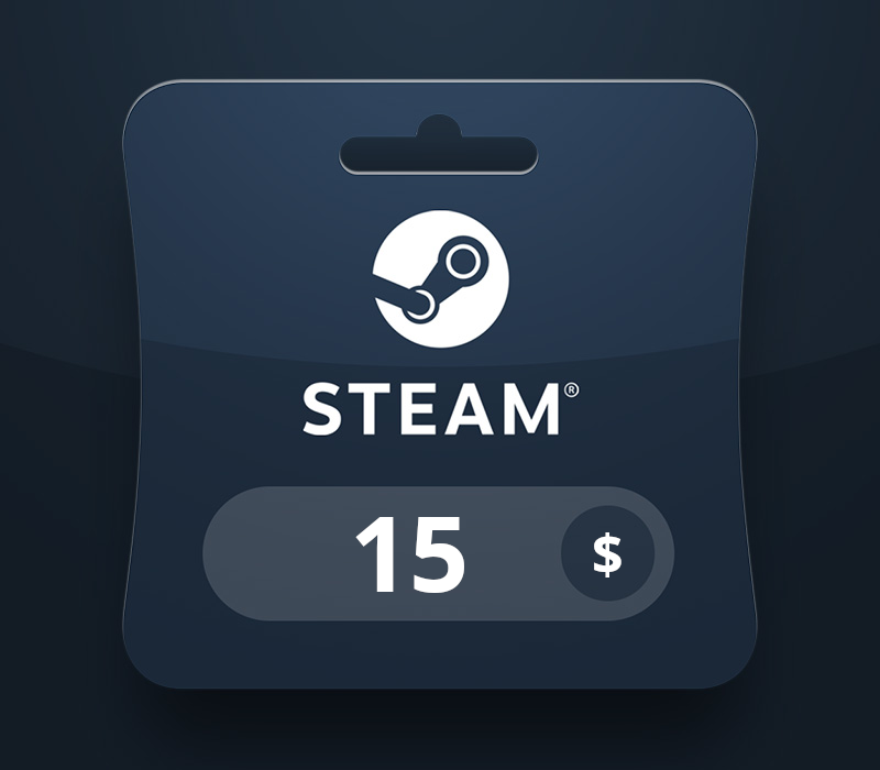 Steam Wallet USD 15 Подарочная карта DZ