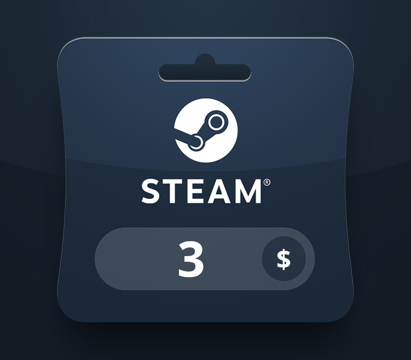 Steam Wallet USD 3 Gift Card IQ