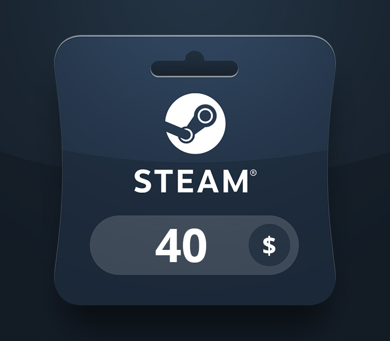 Steam Wallet USD 40 Подарочная карта DZ