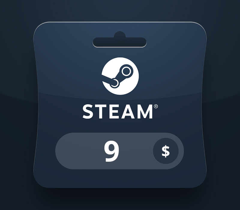 Steam Wallet USD 9 Подарочная карта DZ