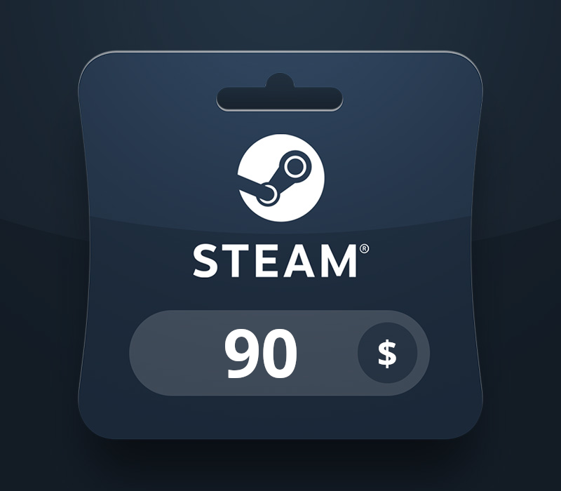 Steam Wallet USD 90 Подарочная карта DZ