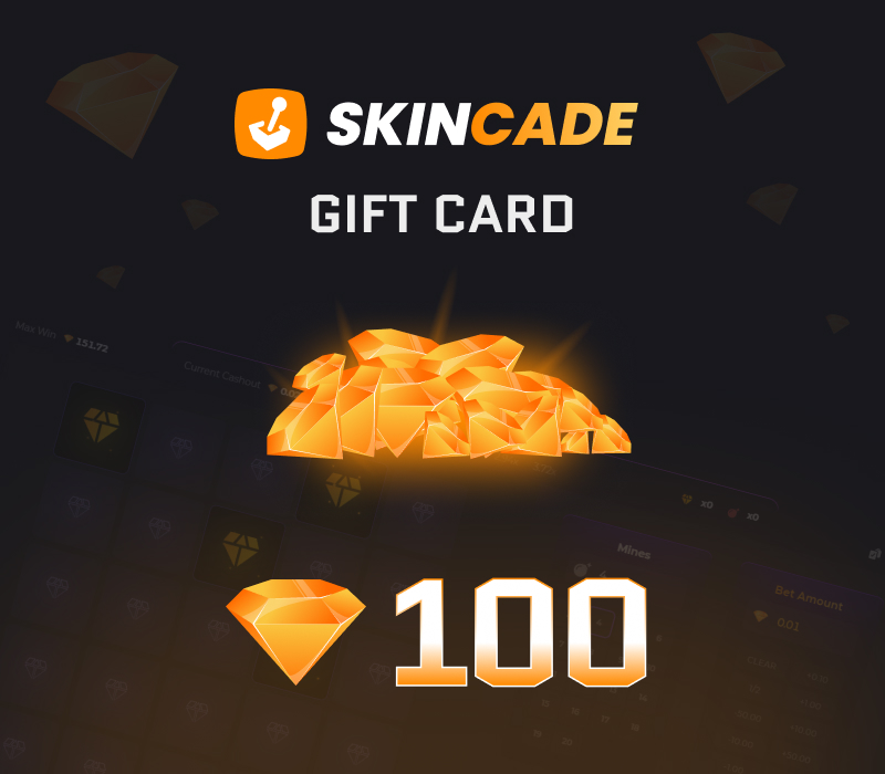 Skincade 100 Gems Подарочная карта