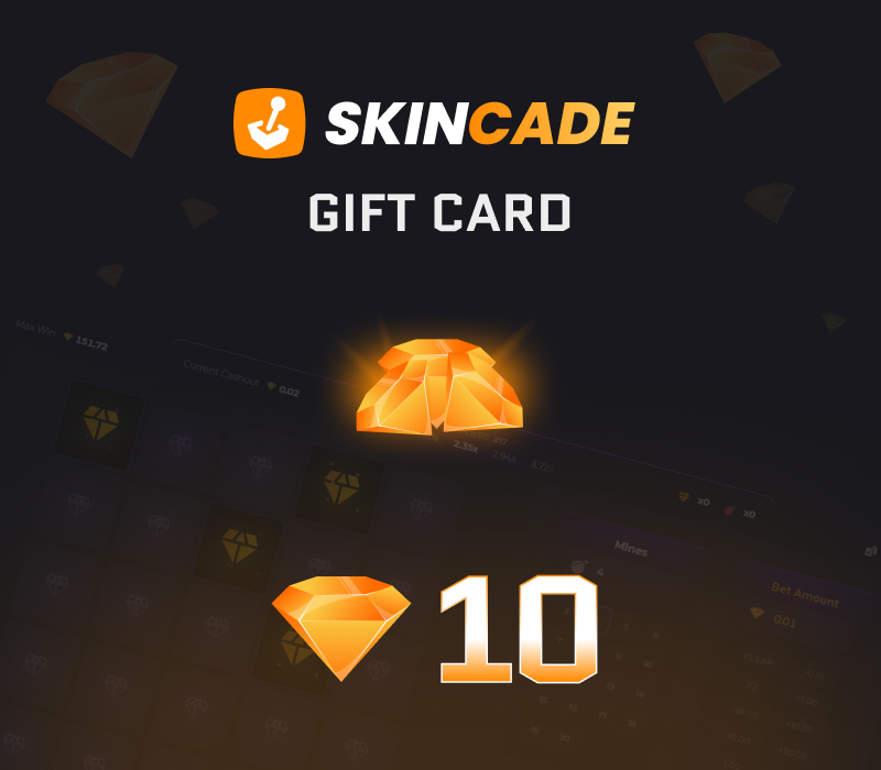 Skincade 10 Gems Подарочная карта