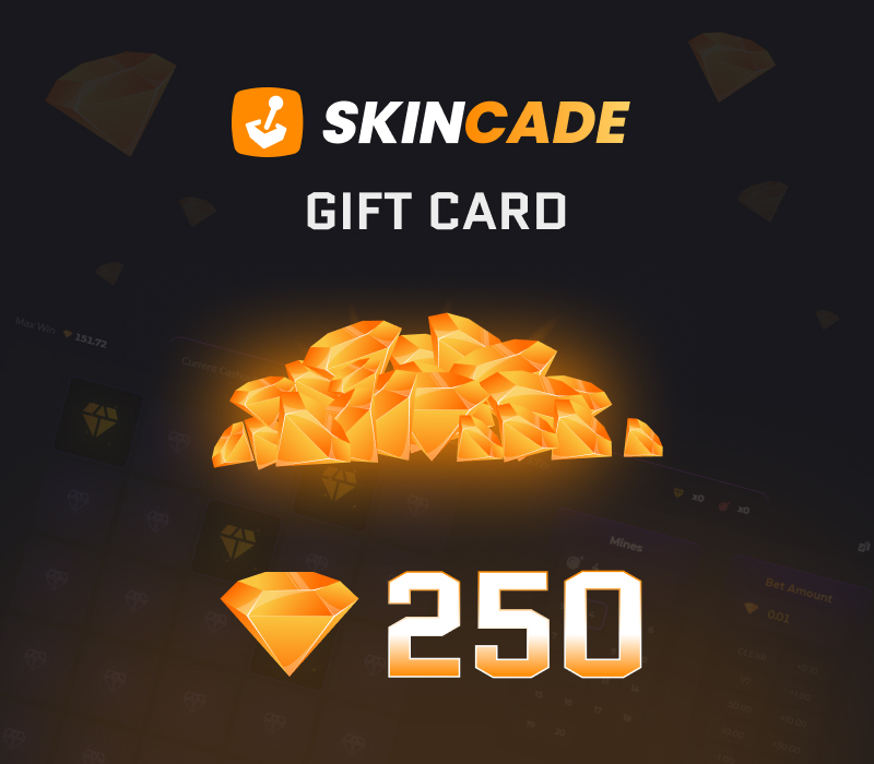 Skincade 250 Gems Подарочная карта