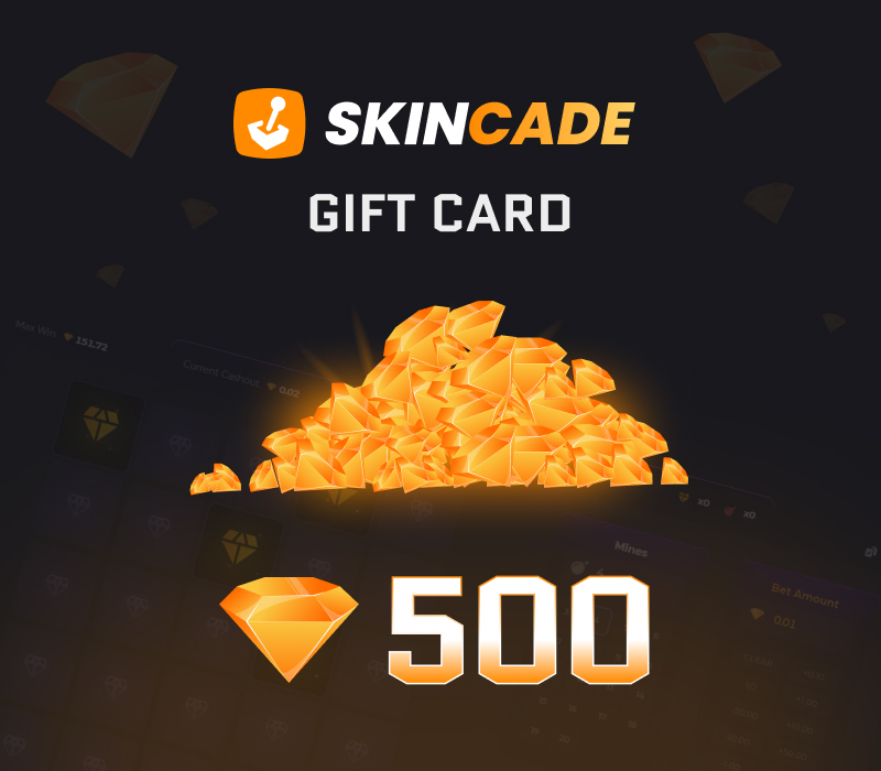 Skincade 500 Gems Подарочная карта