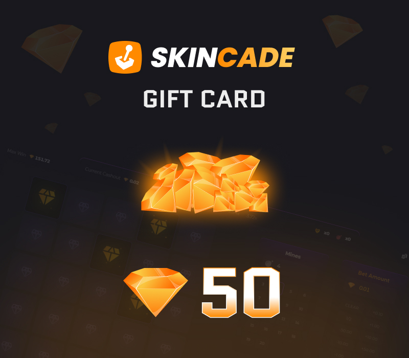 Skincade 50 Gems Подарочная карта