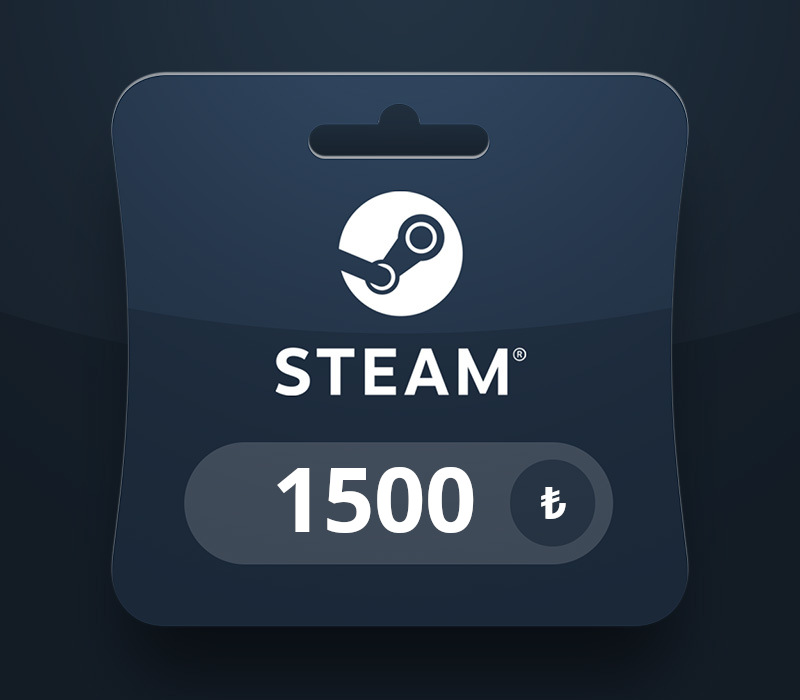 Steam Wallet TRY 1500 Подарочная карта TR